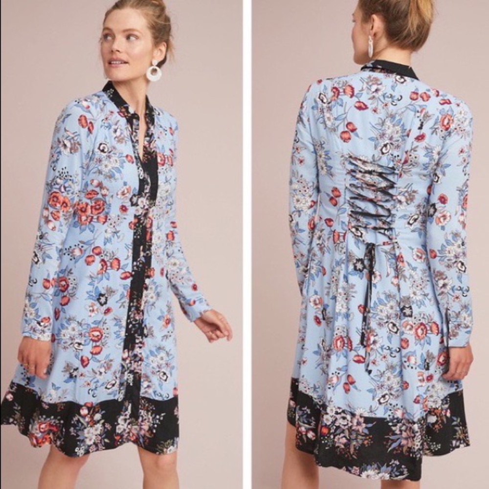 BNWT Anthropologie Maeve Leyster Shirtdress
